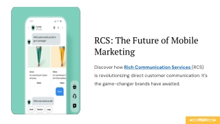 Why RCS Is the Next Big Thing in Mobile Marketing