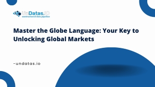 Master the Globe Language Your Key to Unlocking Global Markets