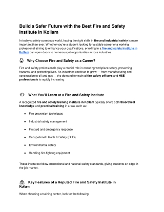 build a safer future with the best fire