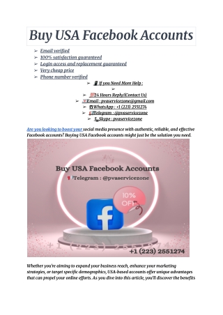 Buy USA Facebook Accounts (4)