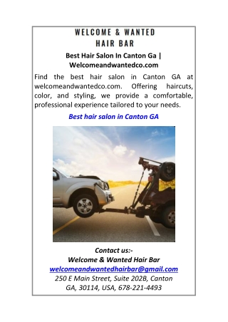 Best Hair Salon In Canton Ga Welcomeandwantedco.com