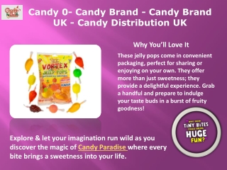 Candy Paradise - Candy Brand - Candy Brand UK - Candy Distribution UK