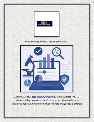 Data profiling metrics | Match Data Pro LLC