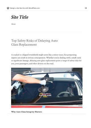 Best Auto Glass Replacement Mississauga