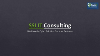 Robust IT Infrastructure Solutions in Switzerland | SSI IT Consulting Services