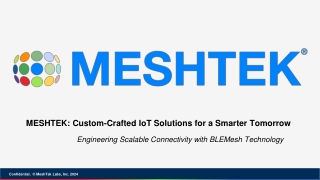 _MESHTEK_ Custom-Crafted IoT Solutions for a Smarter Tomorrow