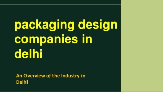 packaging design companies in delhi