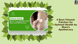 Vitamin Patch Boost Your Health With Ease and Efficiency