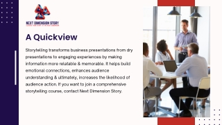 Craft Powerful Stories for Business Presentations| The Art of Storytelling in Bu