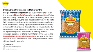 Dhana Dal Wholesalers in Maharashtra