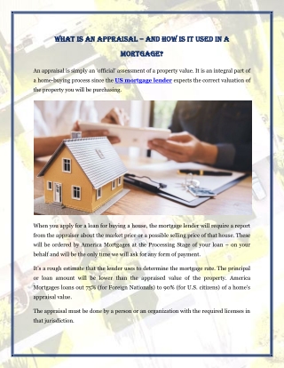 what is an appraisal what is an appraisal