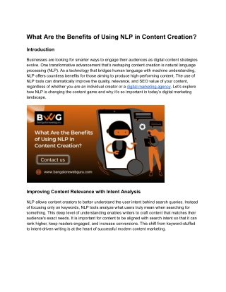 What Are the Benefits of Using NLP in Content Creation_