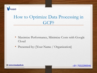 GCP Cloud Data Engineer Training | Cloud Data Engineer