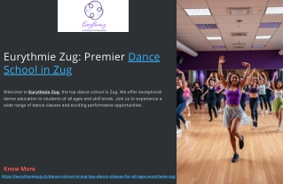 Join the Best Dance School in Zug – Learn, Move & Shine