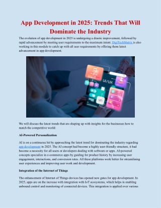 App Development in 2025_ Trends That Will Dominate the Industry