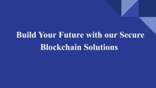 Blockchain Development Company