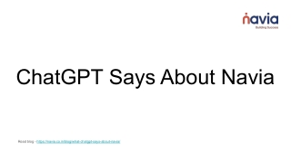 ChatGPT Says About Navia