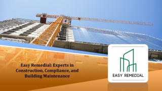 easy remedial experts in construction compliance
