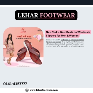 New York’s Best Deals on Wholesale Slippers for Men & Women