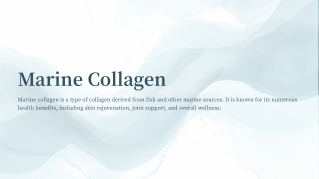 Marine Collagen