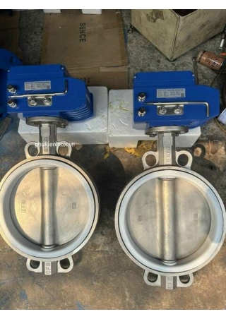 van bướm inox điều khiển điện