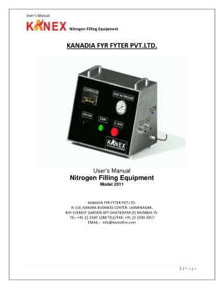 user s manual