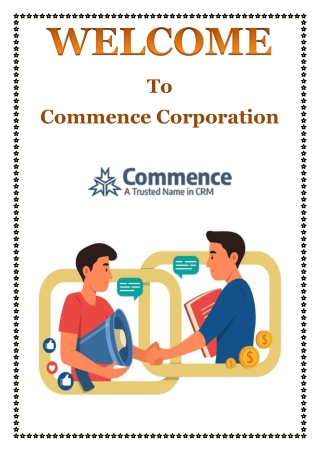 Powering Customer-Centric Operations- Manage Relationships with Commence Corporation CRM