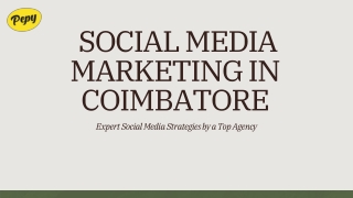 Social Media Marketing in Coimbatore | Top Agency for Local Business Growth