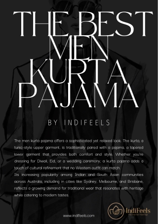 Modern Men Kurta Pajama with a Classic Twist