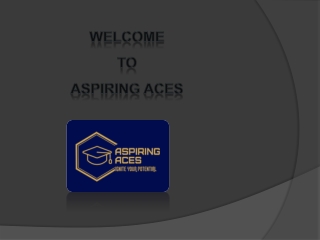welcome to aspiring aces