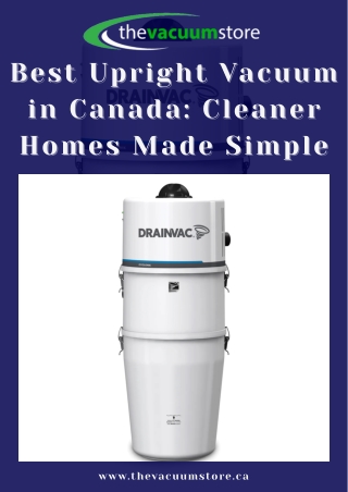 Heavy-Duty Upright Vacuums Perfect for Home and Commercial Use