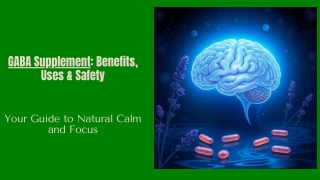 gaba supplement benefits uses safety