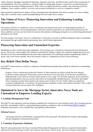 amid a dynamic mortgage and financial landscape