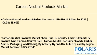 Carbon-Neutral Products Market ppt