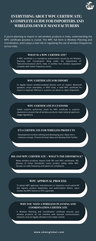 Everything About WPC Certificate A Complete Guide for Importers and Wireless Device Manufacturers