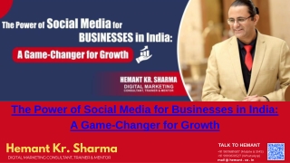 The Power of Social Media for Businesses in India A Game-Changer for Growth