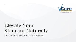Best Face Wash to Remove Dirt & Impurities - VCare
