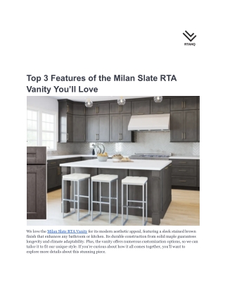 Top 3 Features of the Milan Slate RTA Vanity You’ll Love-RTAHQ