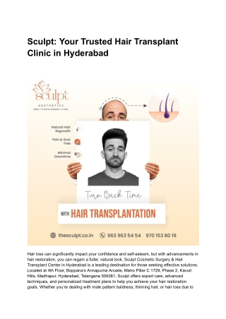 Sculpt_ Your Trusted Hair Transplant Clinic in Hyderabad (1)