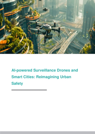 AI-powered Surveillance Drones and Smart Cities