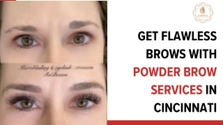 get flawless brows with powder brow services