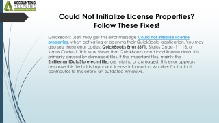 How to Troubleshoot Could Not Initialize License Properties