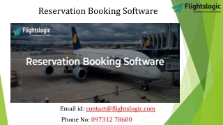 reservation booking software