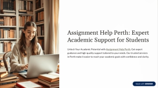 Assignment Help Perth: Expert Academic Support for Students
