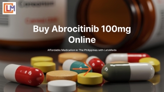 Buy Abrocitinib Tablets 100mg with great discounts and prices online in The Phil