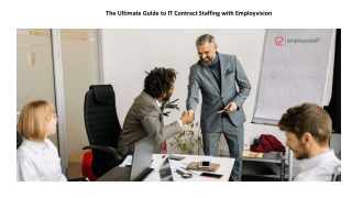 The Ultimate Guide to IT Contract Staffing with Employvision