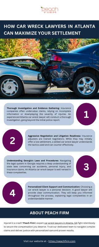 How Car Wreck Lawyers in Atlanta Can Maximize Your Settlement