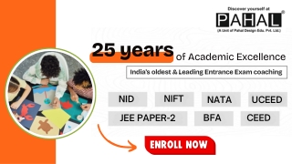 Top Coaching Institute for Design, Architecture & Fine Arts Entrance – Pahal Design (25  Years of Excellence)
