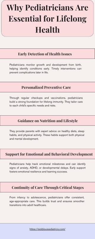 Why Pediatricians Are Essential for Lifelong Health