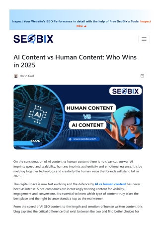 AI Content vs Human Content – Which is Better for Your Brand in 2025